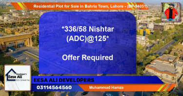 Residential Plot for Sale in Bahria Town, Lahore - (BP-94051)