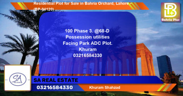 Residential Plot for Sale in Bahria Orchard, Lahore - (BP-94120)