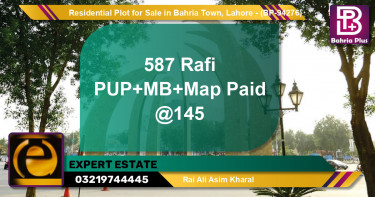 Residential Plot for Sale in Bahria Town, Lahore - (BP-94276)