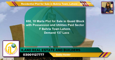 Residential Plot for Sale in Bahria Town, Lahore - (BP-94311)