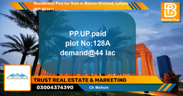 Residential Plot for Sale in Bahria Orchard, Lahore - (BP-94341)
