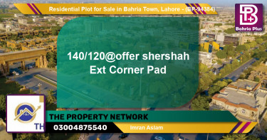 Residential Plot for Sale in Bahria Town, Lahore - (BP-94384)