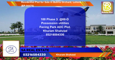 Residential Plot for Sale in Bahria Orchard, Lahore - (BP-94476)