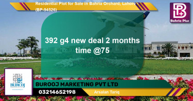 Residential Plot for Sale in Bahria Orchard, Lahore - (BP-94526)