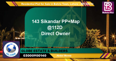 Residential Plot for Sale in Bahria Town, Lahore - (BP-94616)