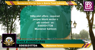 Residential Plot for Sale in Bahria Town, Lahore - (BP-94661)