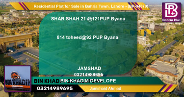 Residential Plot for Sale in Bahria Town, Lahore - (BP-94879)