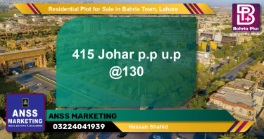 Residential Plot for Sale in Bahria Town, Lahore - (BP-94956)