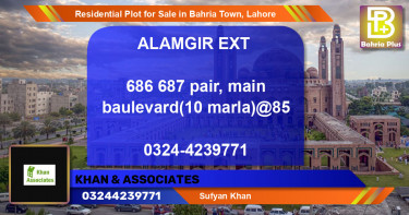 Residential Plot for Sale in Bahria Town, Lahore - (BP-95940)