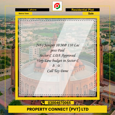 Residential Plot for Sale in Bahria Town, Lahore - (BP-96006)