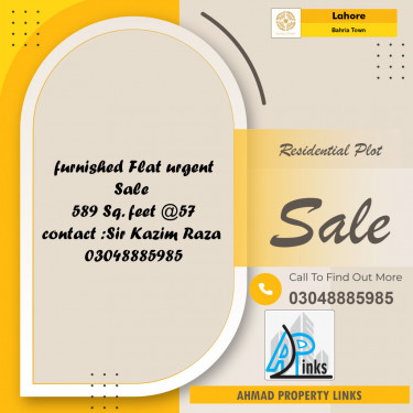 Residential Plot for Sale in Bahria Town, Lahore - (BP-96061)