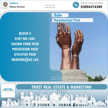Residential Plot for Sale in Bahria Orchard, Lahore - (BP-96253)