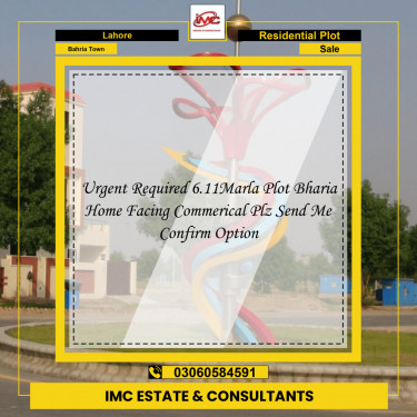 Residential Plot for Sale in Bahria Town, Lahore - (BP-96822)