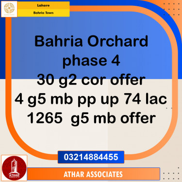 Residential Plot for Sale in Bahria Town, Lahore - (BP-96880)