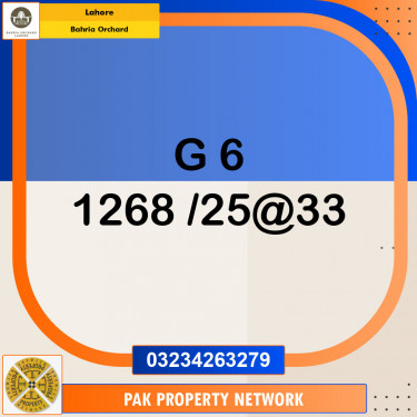 Residential Plot for Sale in Bahria Orchard, Lahore - (BP-96979)