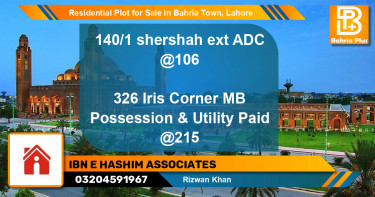 Residential Plot for Sale in Bahria Town, Lahore - (BP-96981)