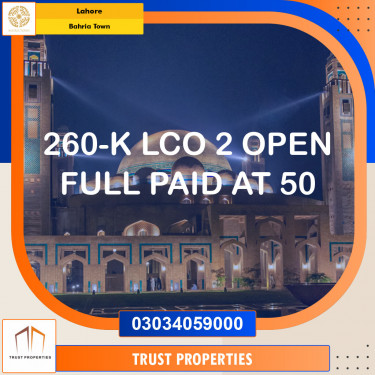 Residential Plot for Sale in Bahria Town, Lahore - (BP-97032)