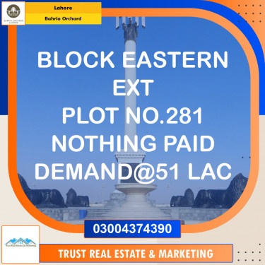 Residential Plot for Sale in Bahria Orchard, Lahore - (BP-97048)