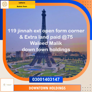 Residential Plot for Sale in Bahria Town, Lahore - (BP-97143)