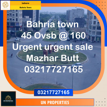 Residential Plot for Sale in Bahria Town, Lahore - (BP-97198)