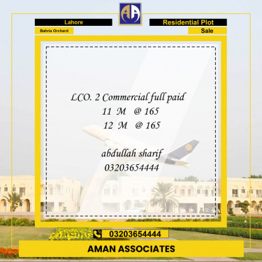 Residential Plot for Sale in Bahria Orchard, Lahore - (BP-97207)