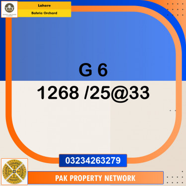 Residential Plot for Sale in Bahria Orchard, Lahore - (BP-97296)