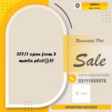 Residential Plot for Sale in Bahria Orchard, Lahore - (BP-97304)