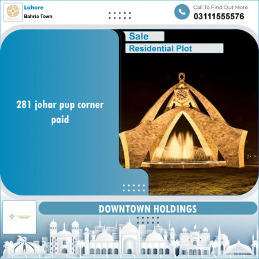 Residential Plot for Sale in Bahria Town, Lahore - (BP-97385)