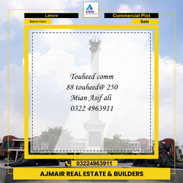 Commercial Plot for Sale in Bahria Town, Lahore - (BP-97454)