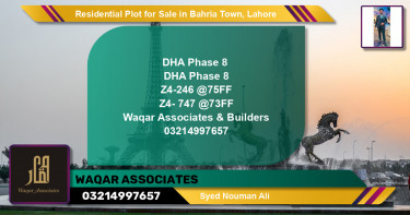 Residential Plot for Sale in Bahria Town, Lahore - (BP-97459)
