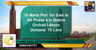 Residential Plot for Sale in Bahria Orchard, Lahore - (BP-97462)