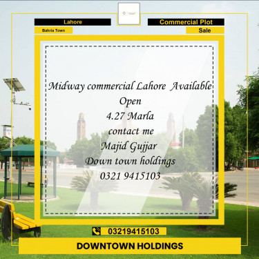 Commercial Plot for Sale in Bahria Town, Lahore - (BP-97471)
