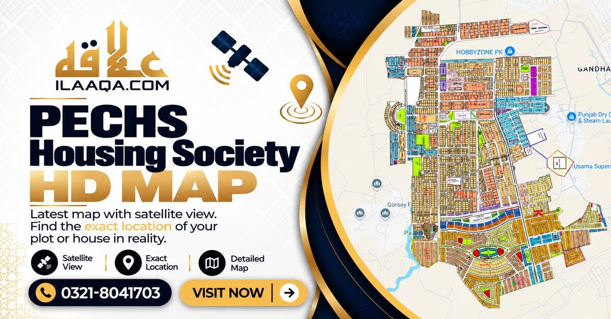 PECHS Housing Society Islamabad map