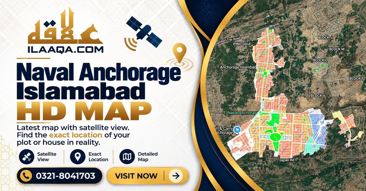 Naval Anchorage Islamabad map