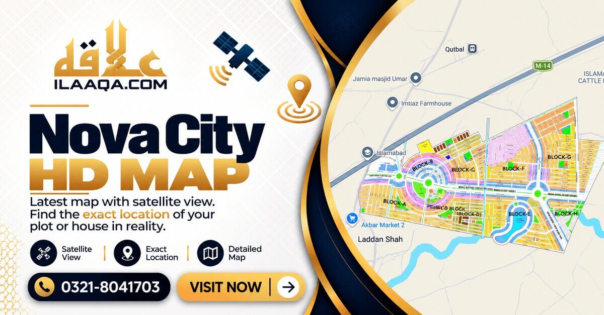 Nova City Islamabad map