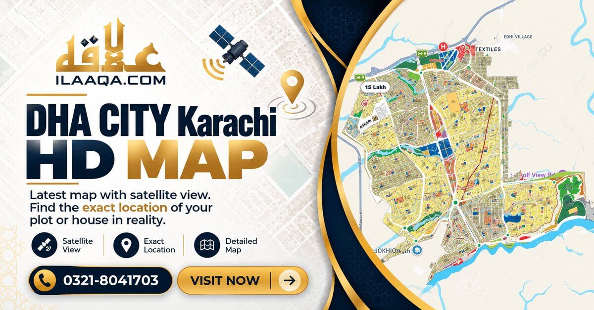 DHA City Karachi map
