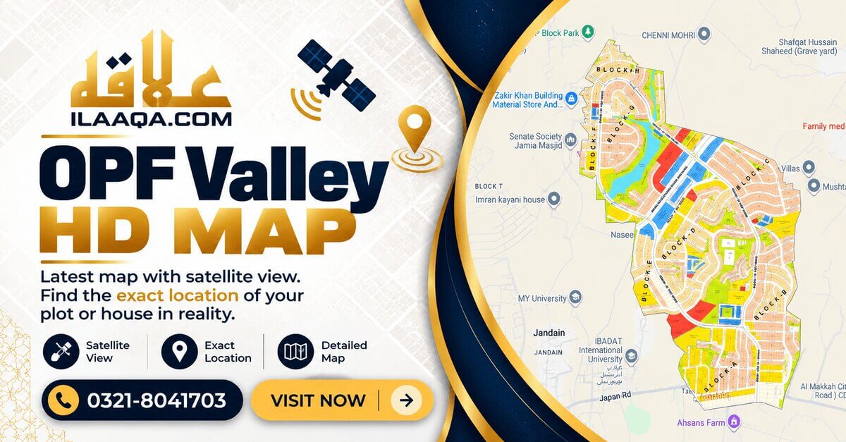 OPF Valley Islamabad map
